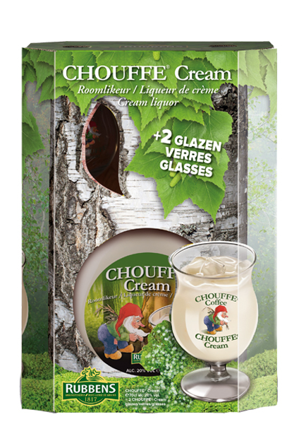 Geschenkverpakking Chouffe Cream 20% – 70cl