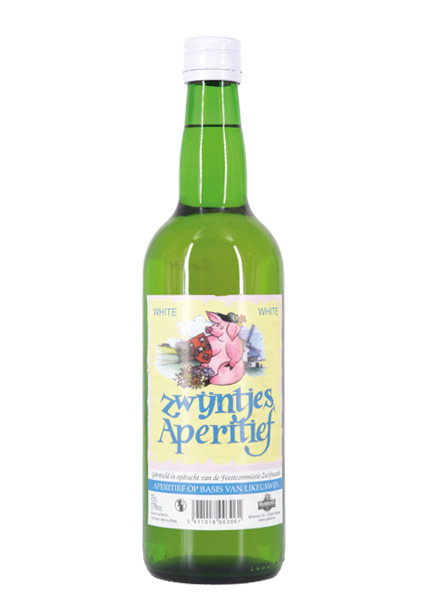 Zwijntjesaperitief Wit 17% – 75cl