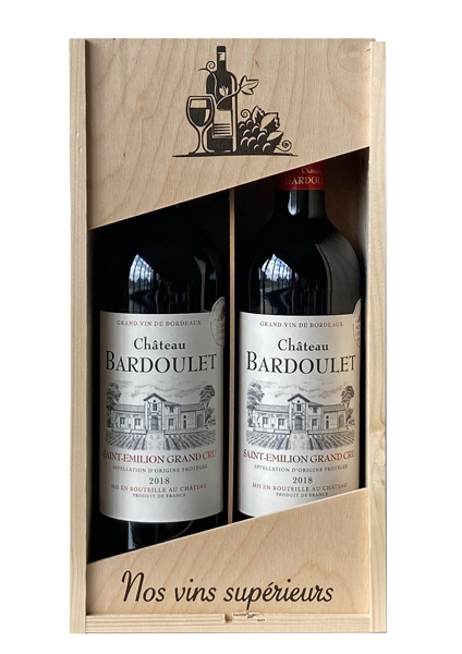 Kist Château Bardoulet rood – 2 x 75cl