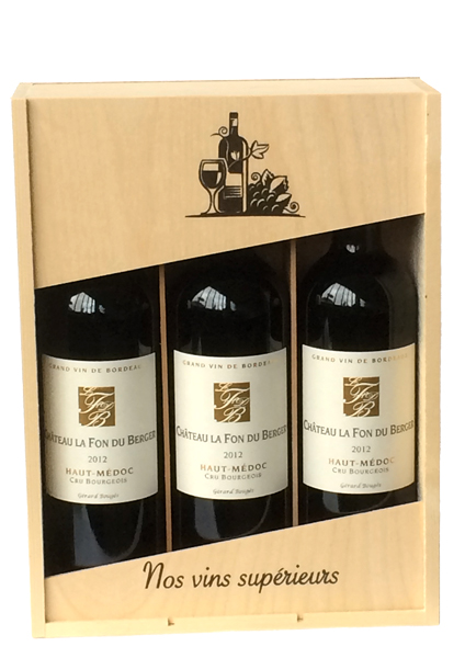 Kist Château La Fon Du Berger Haut Medoc Cru Bourgeois – 3 x 75cl