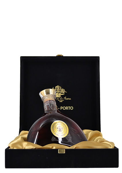 Porto 10 jaar in karaf in zwarte luxekist – 75cl